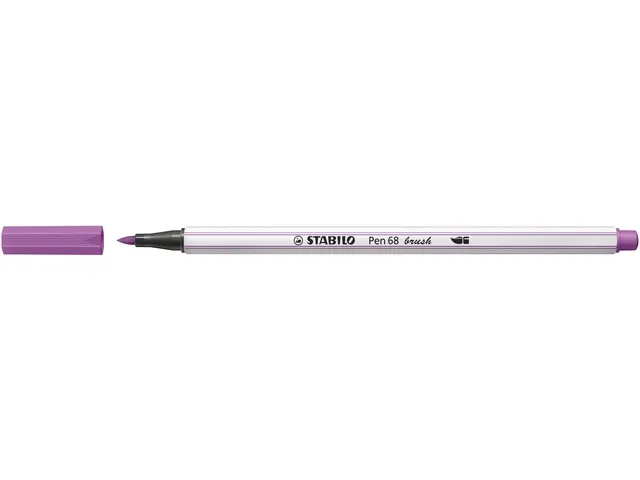 Brushstift STABILO Pen 568/60 pruimenpaars