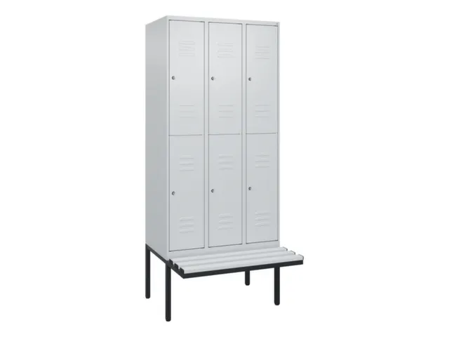 Dubbeldekse dekenkist,HxBxD 2120x900x815mm,3x2vak.,vak B 300mm