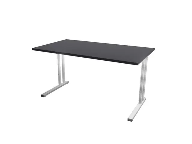 In hoogte verstelbaar bureau,HxBxD 720-840x1400x800mm,CC-zwart