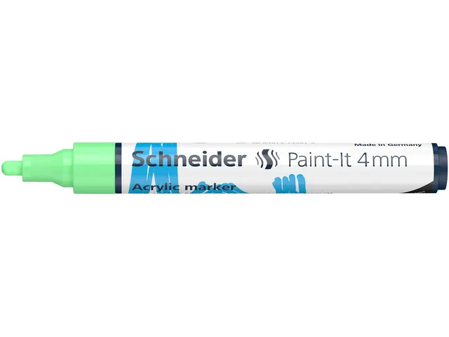 Marqueur acryl Schneider Paint-It 320 4mm pastel vert