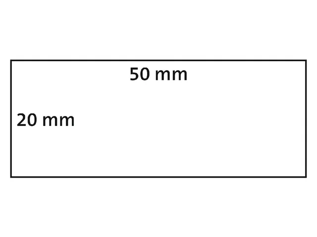 Etiket Dymo 99017 Labelprint Hangmapruiter 12x50mm S0722460