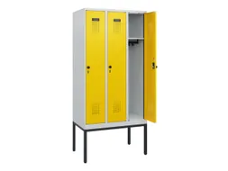 schoollocker,HxBxD 1950x900x500mm,3vak,vak B 300mm,draaigrendel