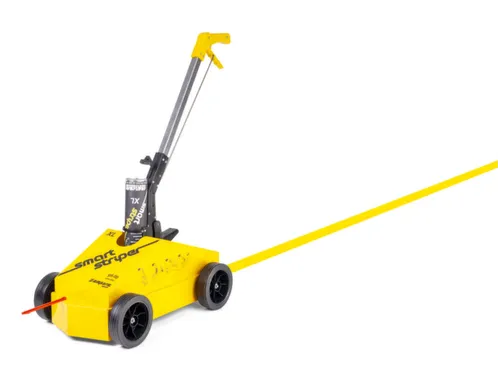 vloermarkeerapparaat,lijn B 30-100mm,m. markeerstok,staal,geel
