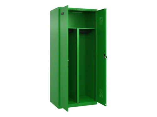 PBM-locker,HxBxD 1850x800x500mm,2vak,vak B 400mm,draaigrendel