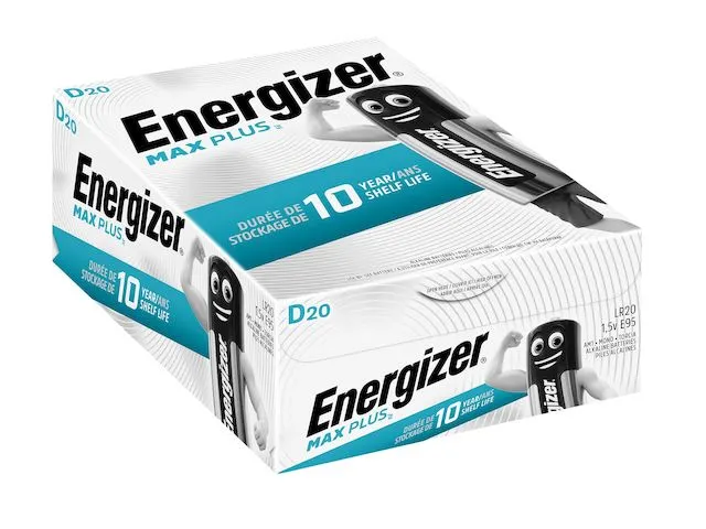 Batterij Max Plus LR20 1.5 Volt van 20 PACK