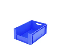 Euronorm Stapelkrat M. Grijpopening Pp Hxlxb 220X600X400Mm Blauw