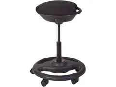 Rolly Ergonomische Zit-Stahulp zwart