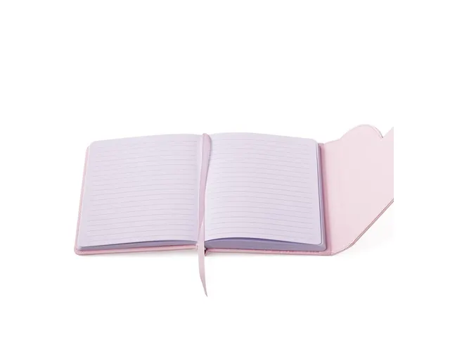 Notitieboek Èccolo DL Heart envelop light pink lijn ca. 13x18cm 80gr.