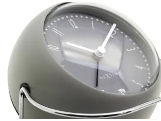 Wekker NeXtime Bubble alarm clock 11x8cm grijs metaal - 6