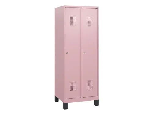 schoollocker,HxBxD 1630x600x500mm,2vak,vak B 300mm,cil.-slot,voeten