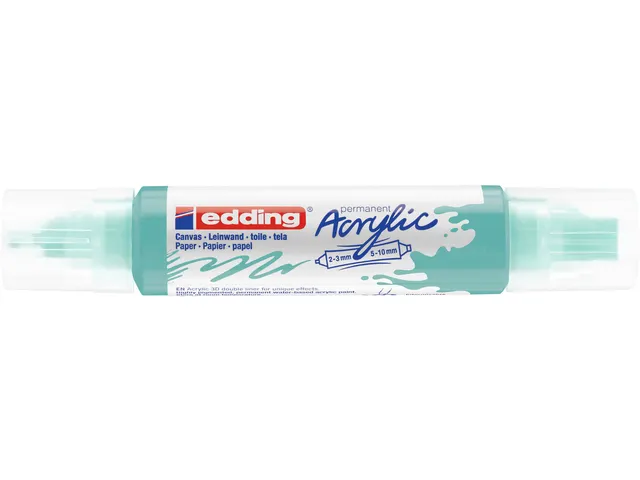 Acrylmarker edding e-5400 3D double liner opulent turquoise