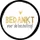 KP Sticker rond 40mm "Bedankt voor de bestelling" goud hart 250 stuks