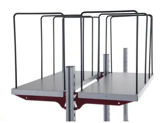 vakverdeler,v. paktafel,HxD 400x300mm,staal,zwart - 2