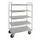 etagewagen,draagverm. 400kg,5etage(s),laadvl. LxB 900x440mm,staaletage
