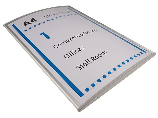 Menoor Deurbord Premium Gebogen A4