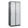 locker voor scheiding van kleding,HxBxD 1850x800x500mm,2vak