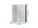 Tabblad Leitz Recycle A4 11-gaats 1-12 extra breed PP