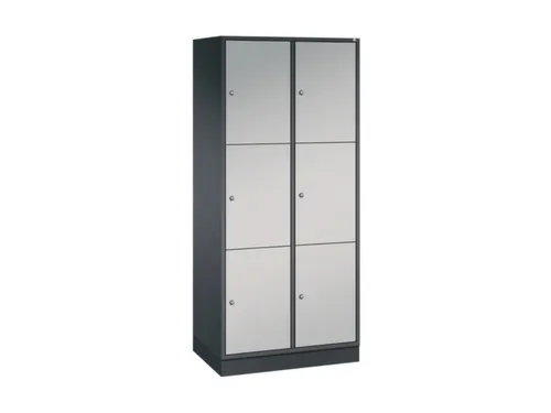 grootvolume-lockersysteem,HxBxD 1950x820x500mm,2x3vakken,cil.-slot
