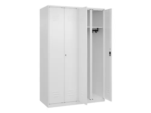 locker voor scheiding van kleding,HxBxD 1850x1200x500mm,4vak