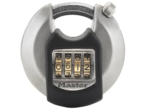 Hangslot MasterLock M40EURDNUM Excell combinatieslot staal 70mm