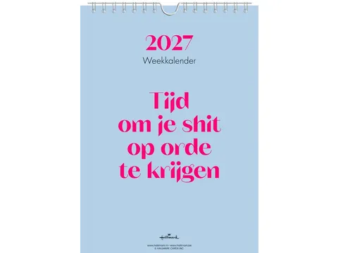 Weekkalender 2027 &C 165x230mm nl