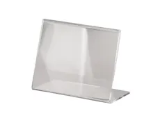 Tafelstandaard Sigel glashelder A7 schuin dwars