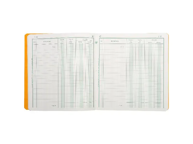 Piqûre position de compte 21x19cm 80 pages - Couleurs assorties