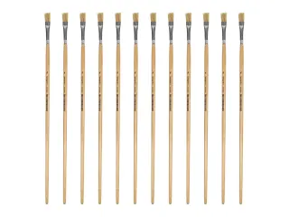 Lyonse penseel Kangaro #8 gelakt hout doos a 12 stuks - 1