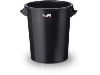 ton,HxØ 570x480mm,75l,HDPE,zwart - 1