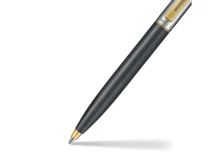 Balpen Sheaffer Sentinel 334 matt black, PVD gold plated trims - 4