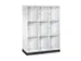 grootvolume-lockersysteem,HxBxD 1750x1220x500mm,3x3vakken,cil.-slot