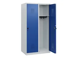 schoollocker,HxBxD 1530x800x500mm,2vak,vak B 400mm,draaigrendel