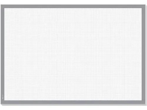 Bureauonderlegger Sigel wit geruit 59,5x41cm, 80 grams papier, 30 vel,