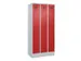 locker voor scheiding van kleding,HxBxD 1950x900x500mm,3vak