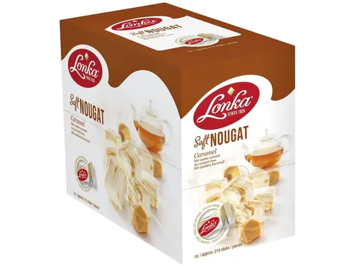 Nougat Lonka caramel doos 214 stuks