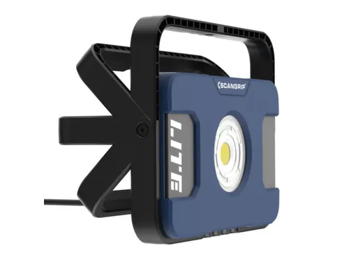 bouwlamp,behuizing kunststof,COB-led,1750-3500lumen,powerbank,support