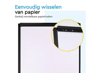 BRASQ Flipover Mobiel Deluxe 70x100cm Magnetisch Zwart met accessoires - 9