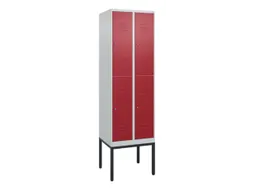 dubbeldekse locker,HxBxD 2120x600x500mm,2x2vak.,vak B 300mm