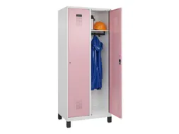 locker,HxBxD 1950x800x500mm,2vak,vak B 400mm,cil.-slot,voeten