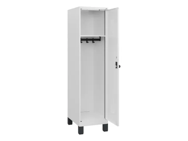 schoollocker,HxBxD 1630x400x500mm,1vak,vak B 400mm,draaigrendel,voeten