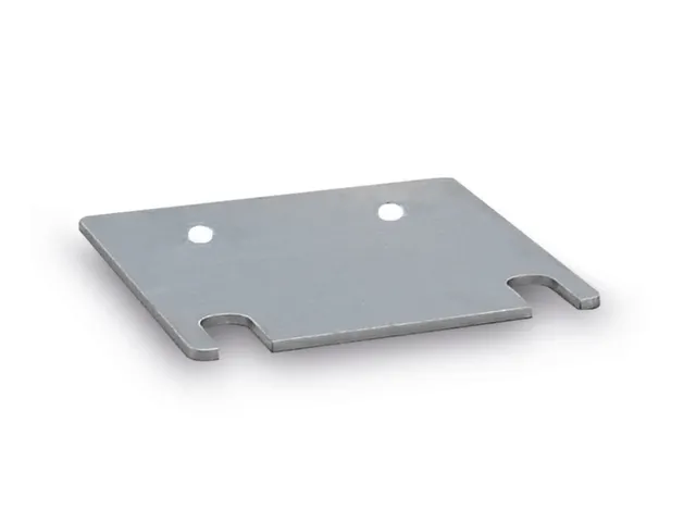 onderlegplaat,v. staanderframe,LxB 120x130mm,dikte 3mm