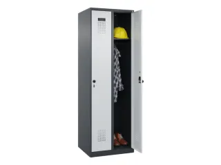 locker,HxBxD 1850x600x500mm,2vak,vak B 300mm,draaigrendel - 1