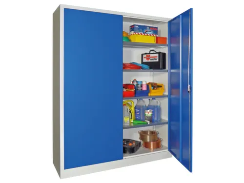 grootvolumekast met openslaande deuren,RAL7035,front RAL5010