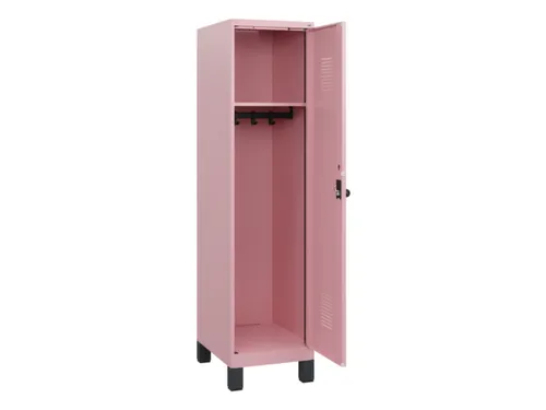 schoollocker,HxBxD 1630x400x500mm,1vak,vak B 400mm,draaigrendel,voeten