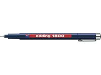 Edding e-1800 0.3mm precisie fineliner blauw