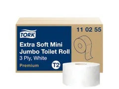 Toiletpapier Tork T2 Jumbo 110255 3-laags 120m 600 Vel 12 Rollen