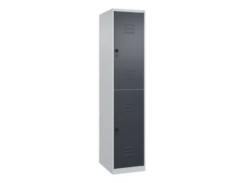 dubbeldekse locker,HxBxD 1850x400x500mm,1x2vak.,vak B 400mm