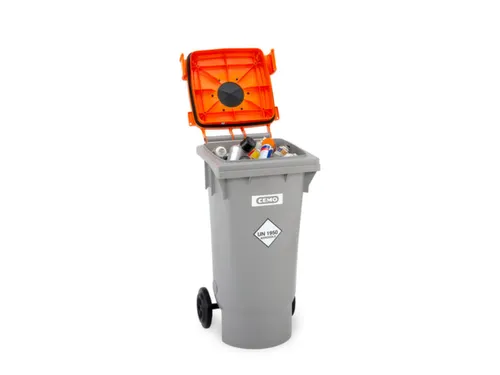 Verzamelbak,V. Spuitbussen,Kunststof,Grijs/Oranje,120L