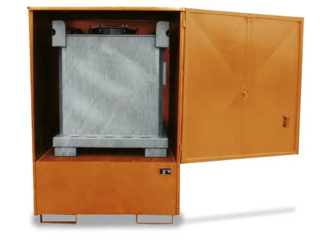 Depot Gevaarlijke Stoffen 1475x1490x1800mm V. 4x200l Vol. 450l Ral2000