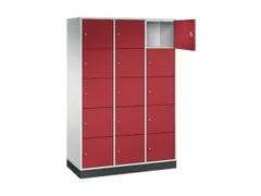 grootvolume-lockersysteem,RAL 7035/RAL 3003,HxBxD 1950x1220x500mm